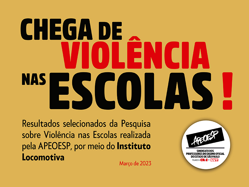 Read more about the article Veja os dados completos da pesquisa sobre violência nas escolas