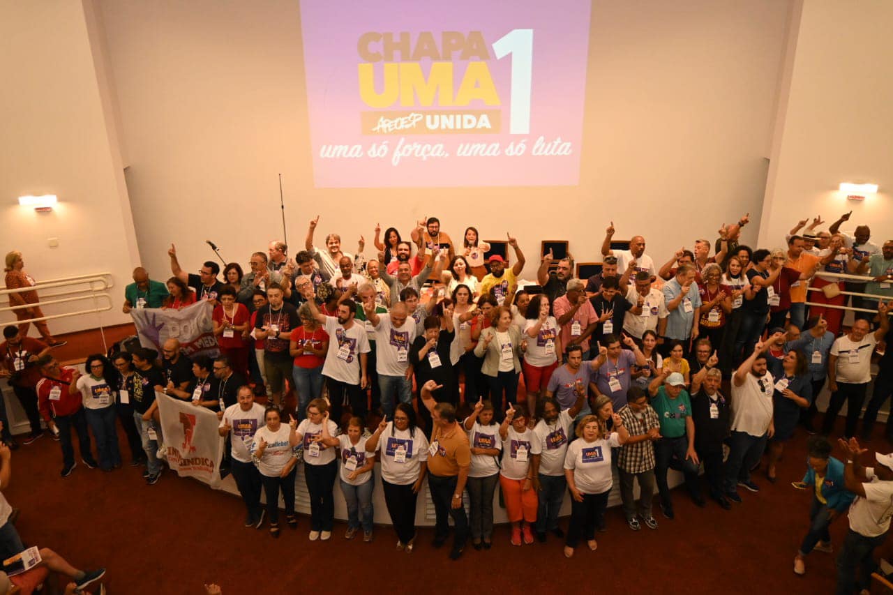 Read more about the article Chapa 1 APEOESP Unida é lançada para disputa da presidência do sindicato